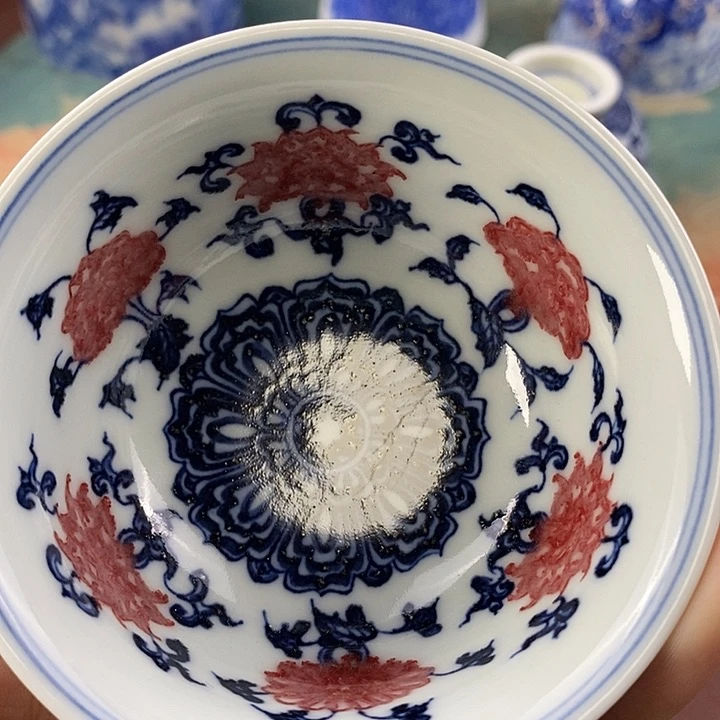 杯现代景德镇全手工全手绘茶具168888