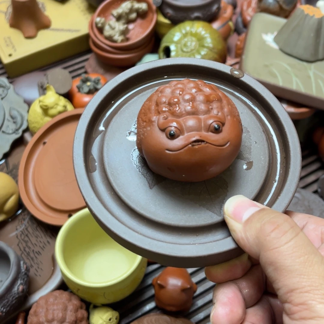 紫砂茶宠紫砂瑕疵