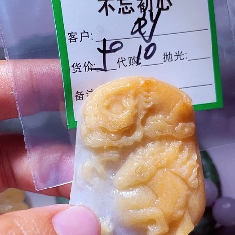 刘***全翡翠未镶嵌颈饰缅甸