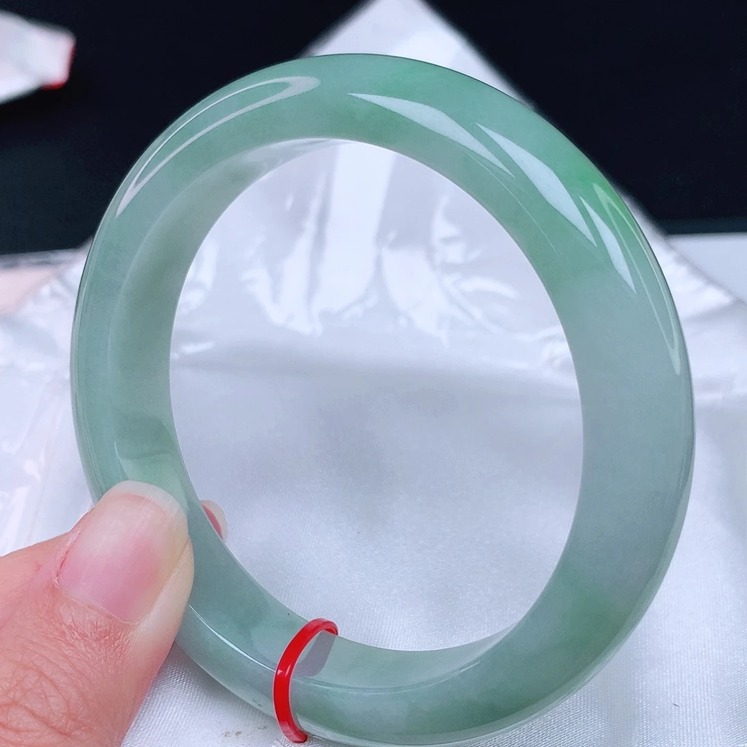 翡翠未镶嵌手镯60圈7013