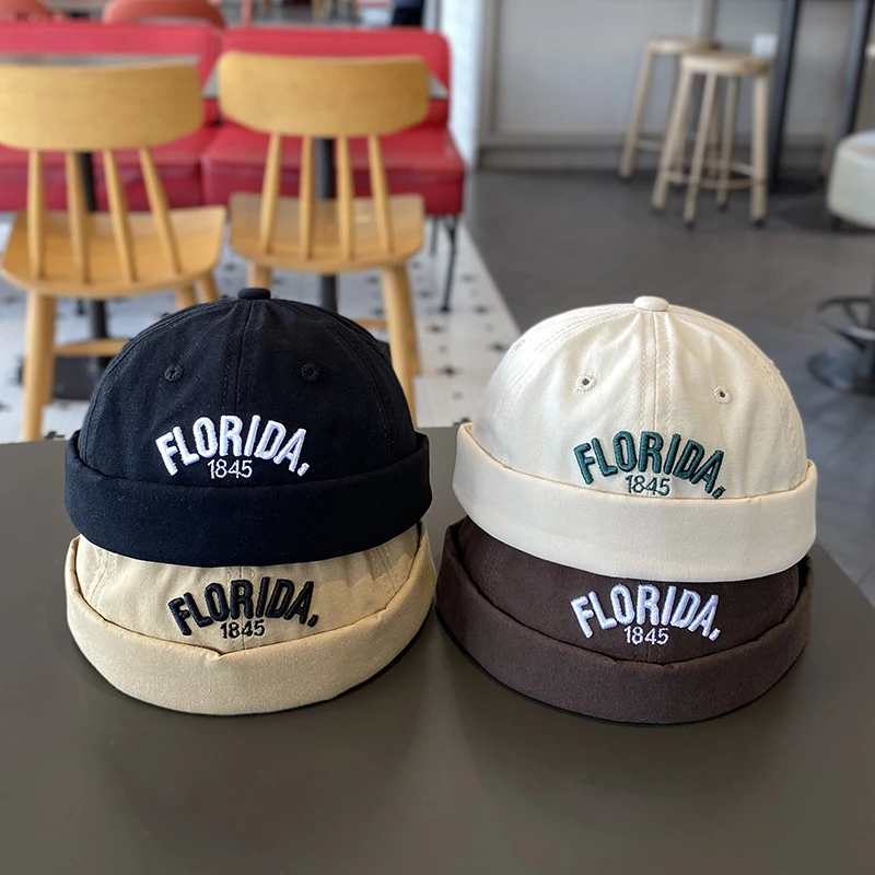 宝宝帽子春秋韩系薄款雅痞地主帽婴幼儿夏天休闲字母男女童瓜皮帽