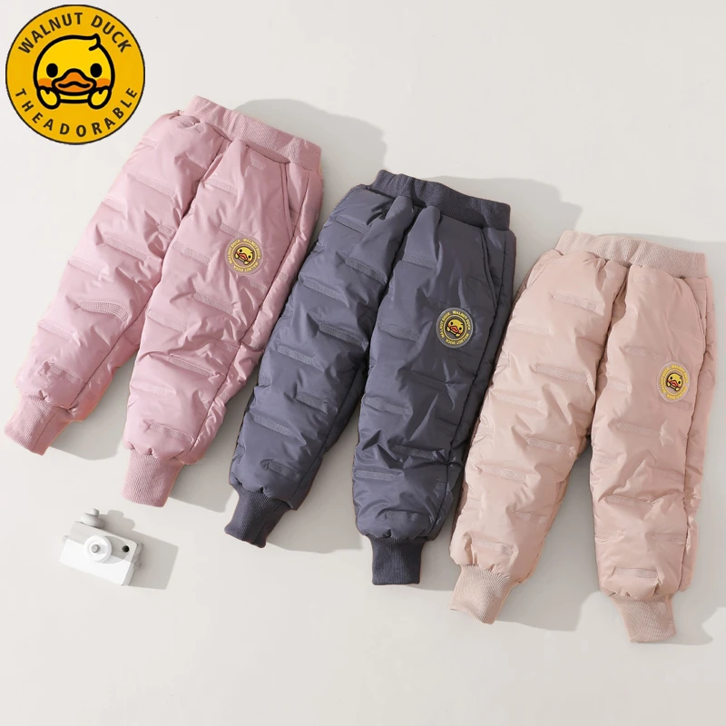 小黄鸭儿童冬季新款加厚休闲棉裤FK957-AM