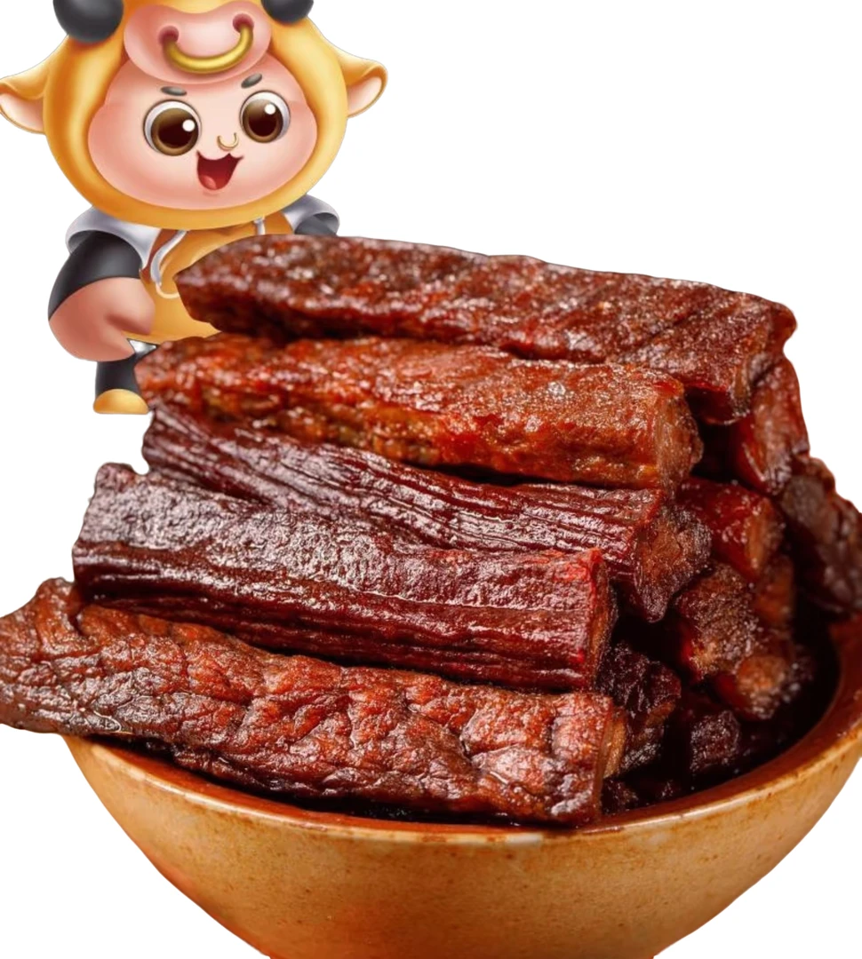 内蒙古8成干火烤牛肉干
