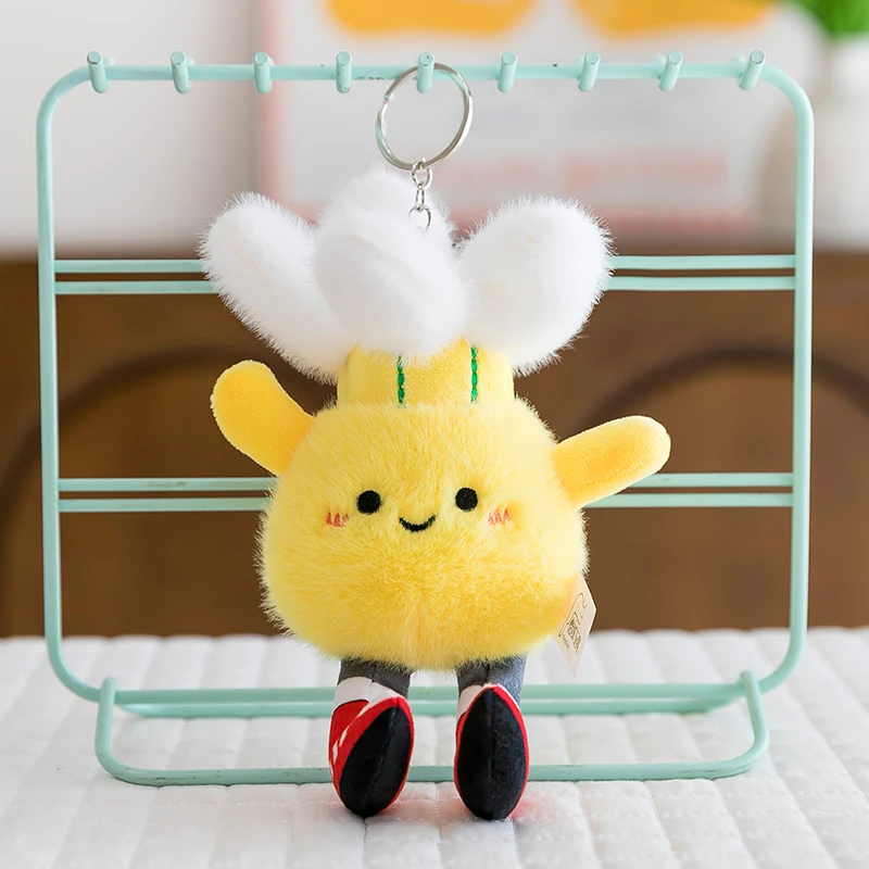 运动会挂件玩偶钥匙扣书包挂饰毛绒玩具抛洒布娃娃公司定制纪念品