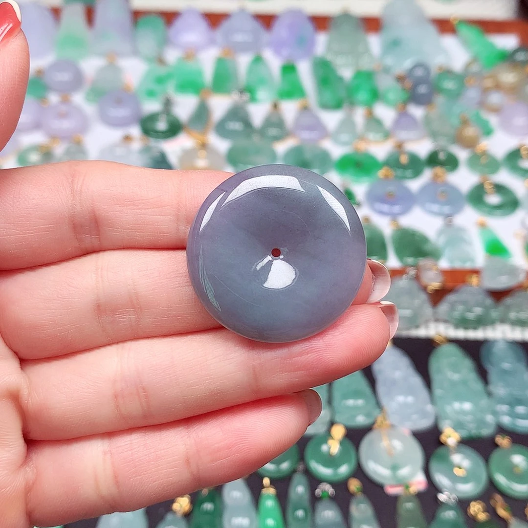 翡翠颈饰未镶嵌天然翡翠A货