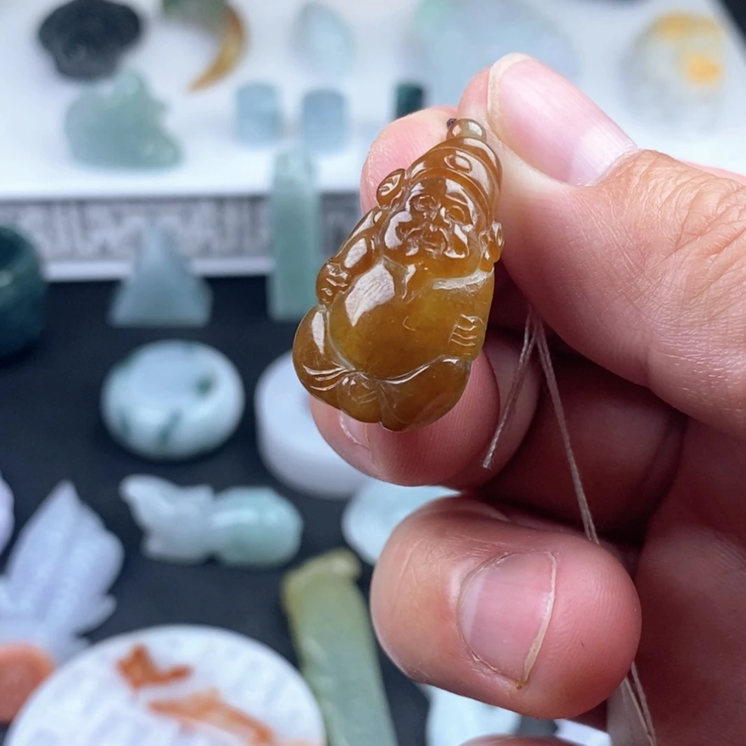 翡翠未镶嵌颈饰天然翡翠