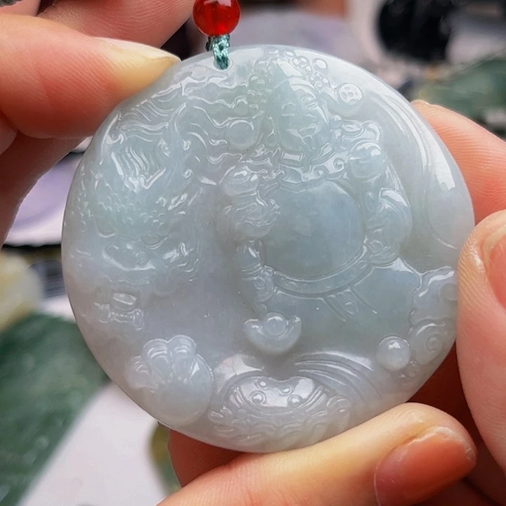 翡翠未镶嵌吊坠(不含链)挂件