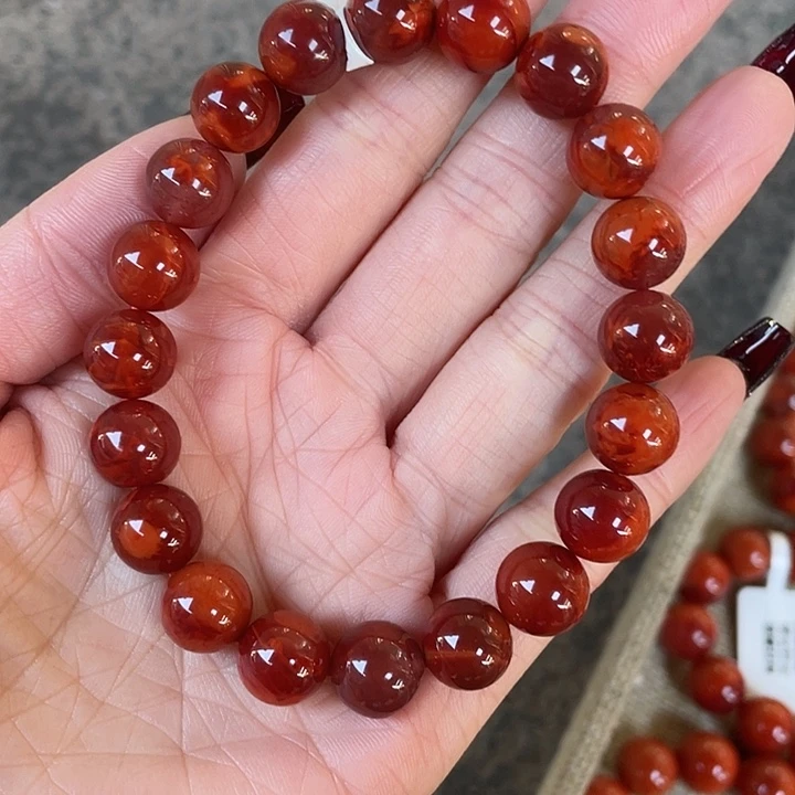 南红玛瑙未镶嵌手串