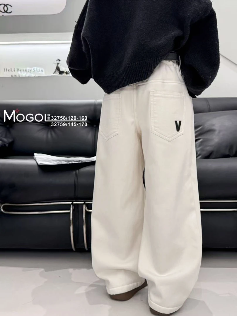 夏季休闲裤秋季白色女冬季牛仔裤牛仔裤中腰