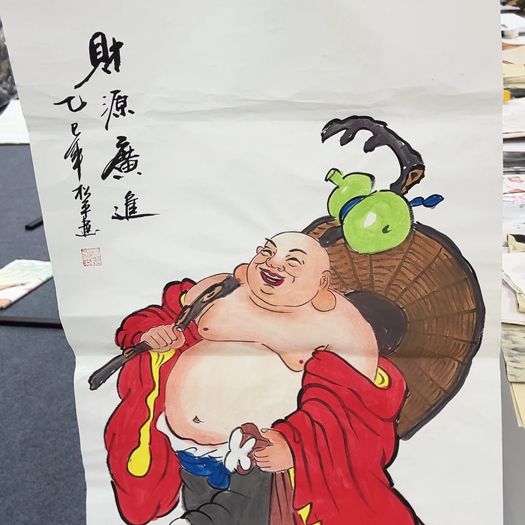 国画事事顺心如意万事如意