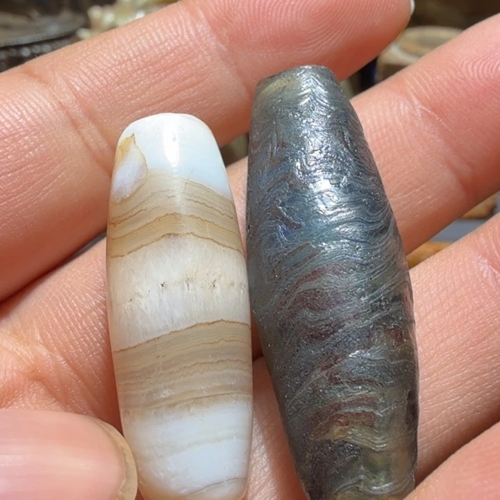 旗***生玛瑙/玉髓合金颈饰