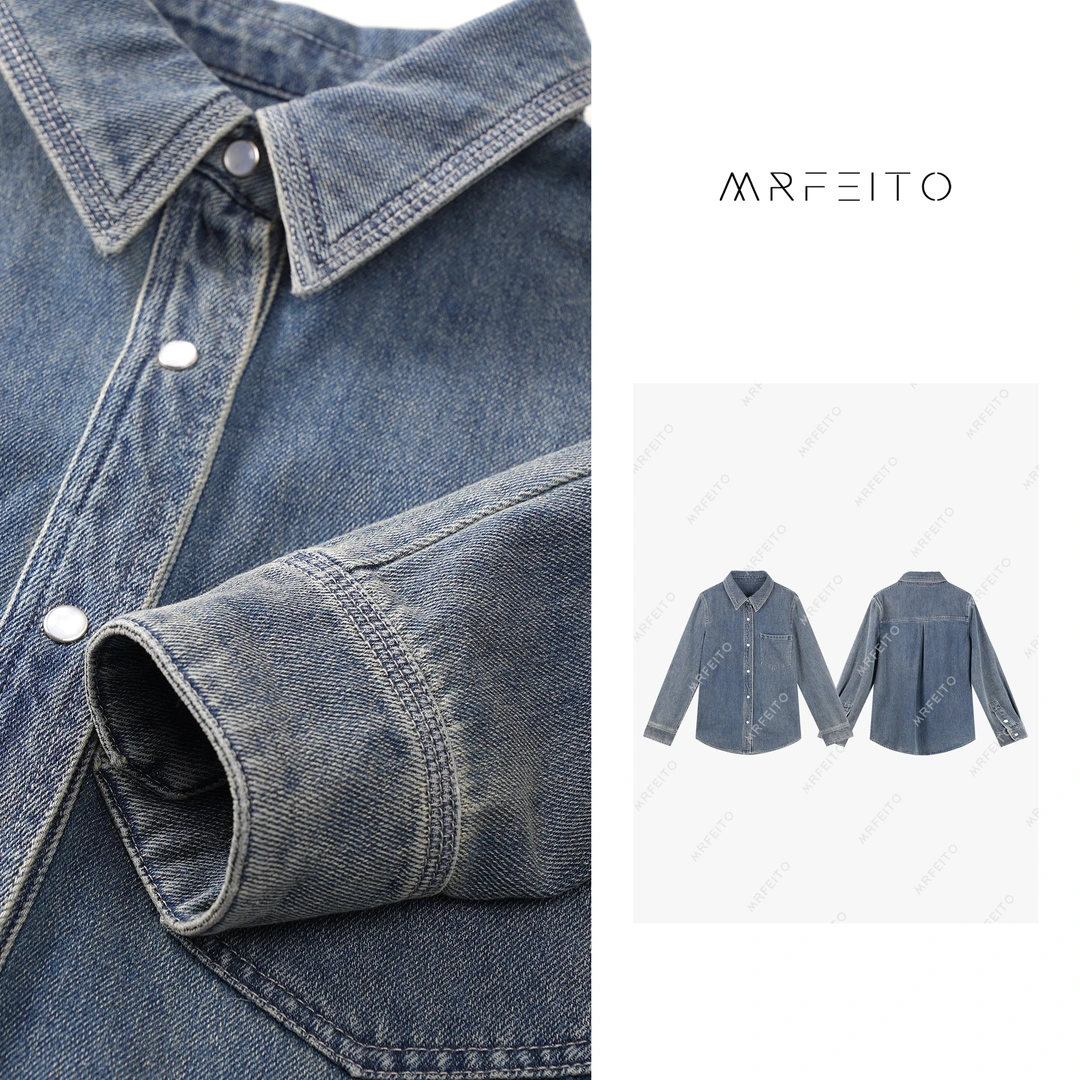 MRFEITO菲爷驾到【潮流牛仔】衬衫H789C02C30299