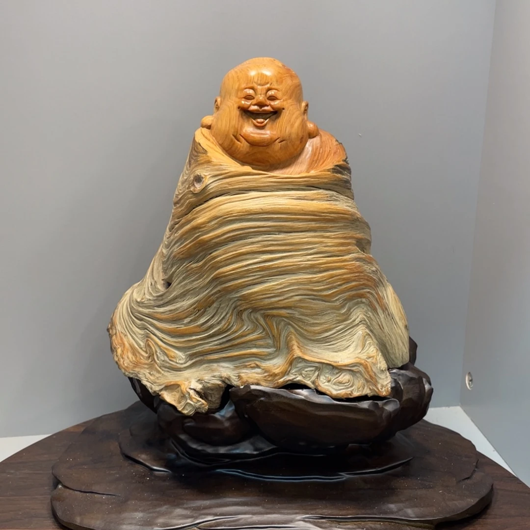 太行崖松独根纹理弥勒