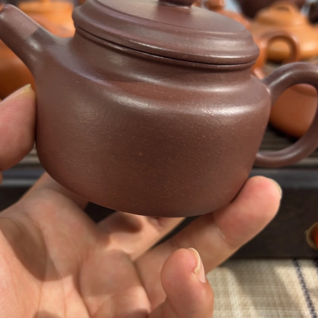 冰***人茶壶紫砂手工制作