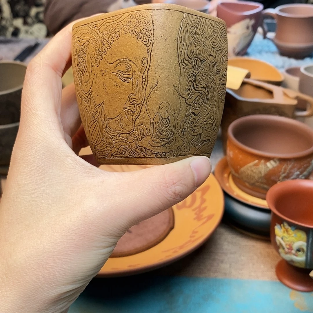 紫砂茶宠宜兴紫砂杯