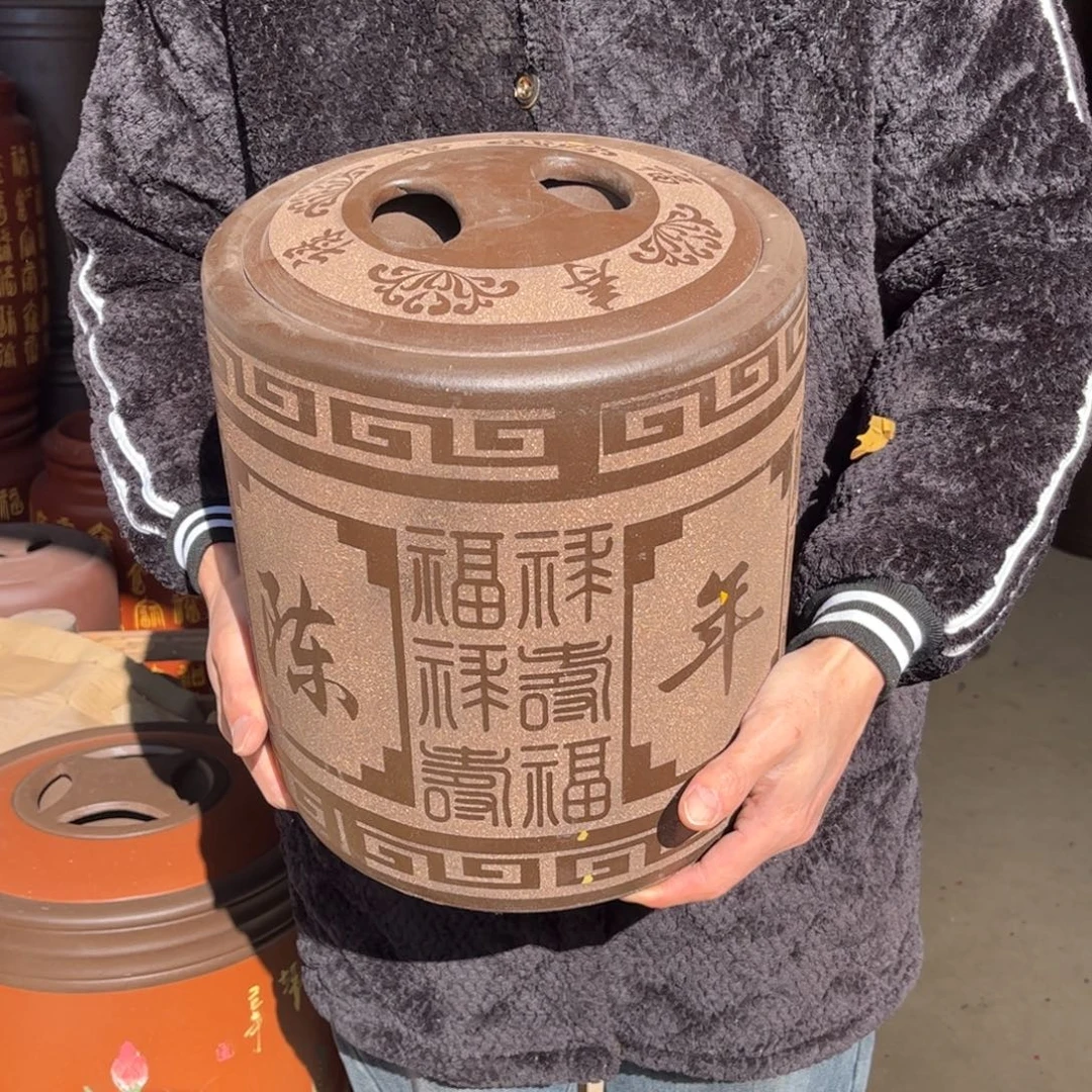 紫砂茶叶罐10 饼茶叶罐