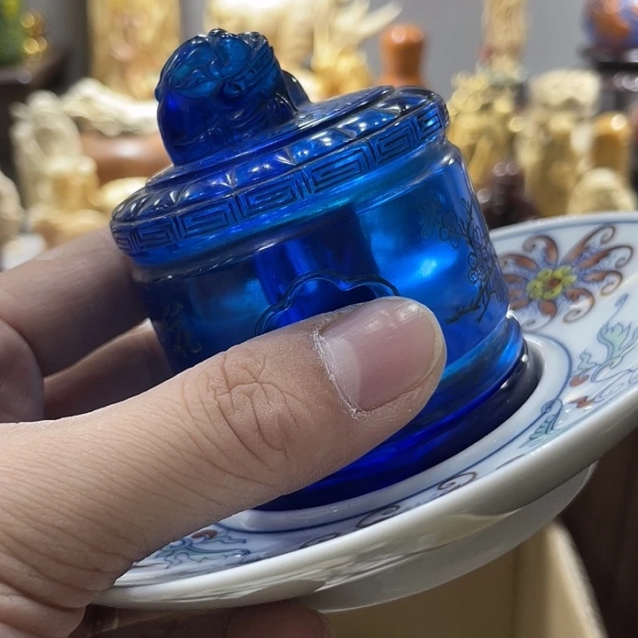 瓷片晨*精致雕刻工艺品