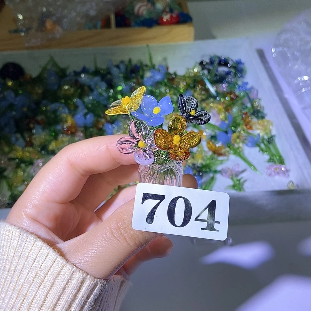 琉璃手工艺品704花瓶