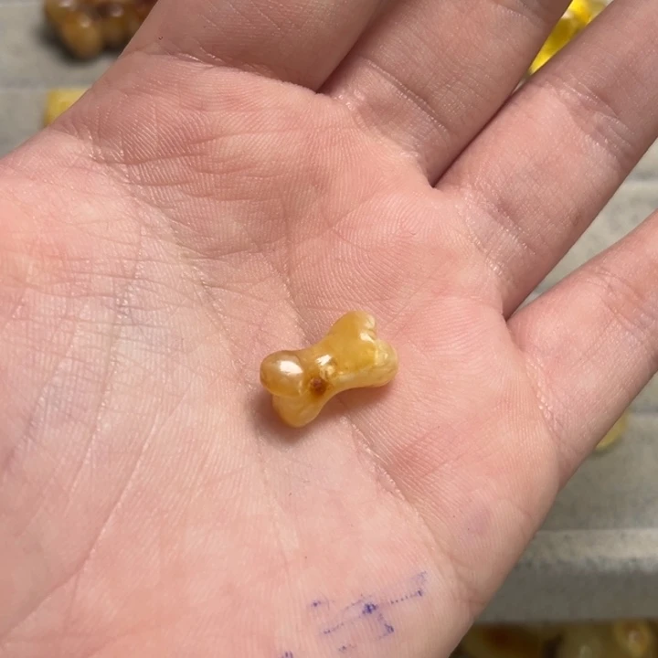 琥珀颈饰未镶嵌天然蜜蜡配件