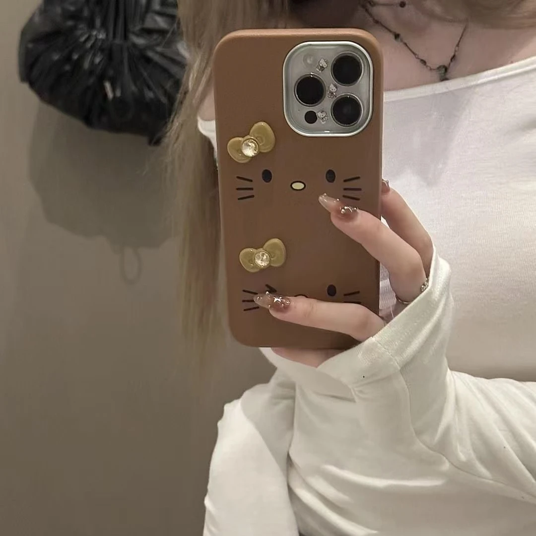 双脸kt蝴蝶结OPPOFindX8手机壳RENO13/89女A58X/A96软壳A3女K12