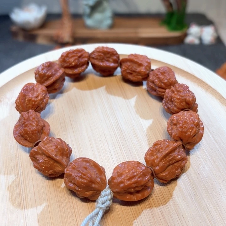 文玩核桃手串小金蟾