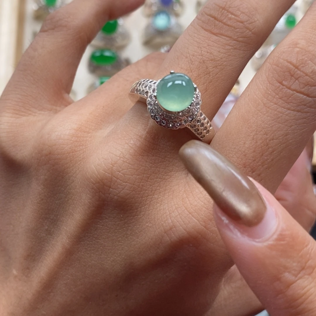 翡翠裸石缅甸天然a货翡翠