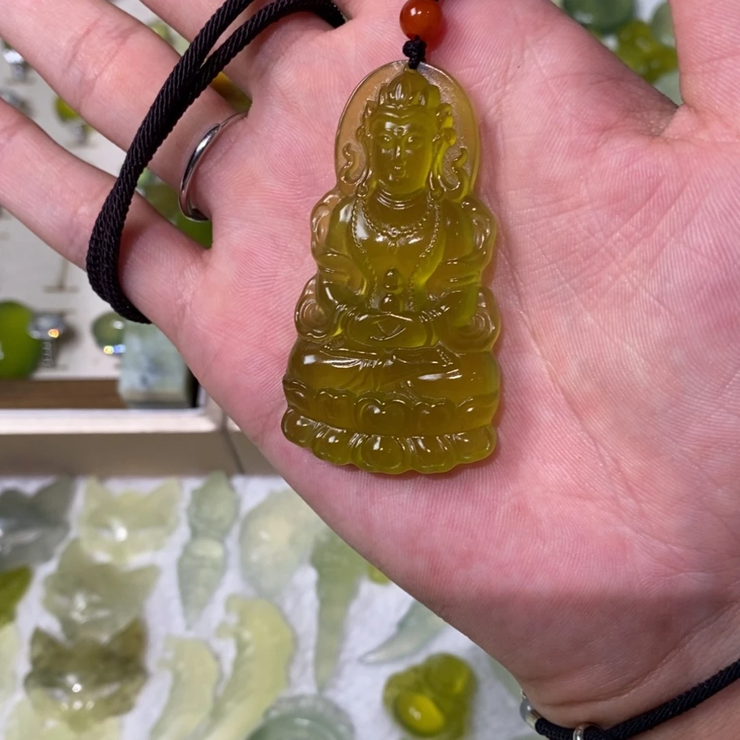 未镶嵌岫玉吊坠(不含链)