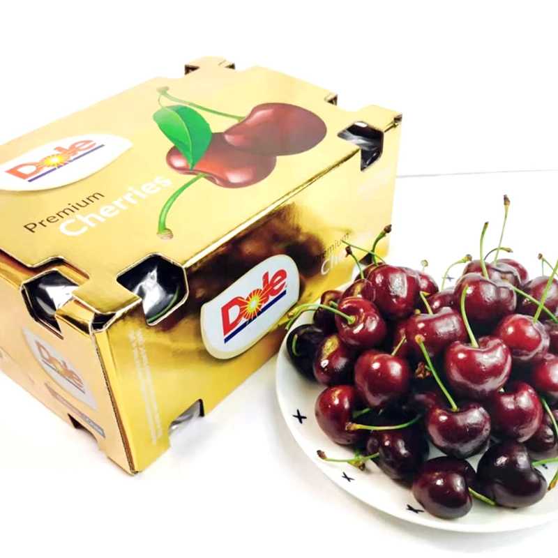 车厘子海运拉宾斯2JD5斤净重 内附果径卡