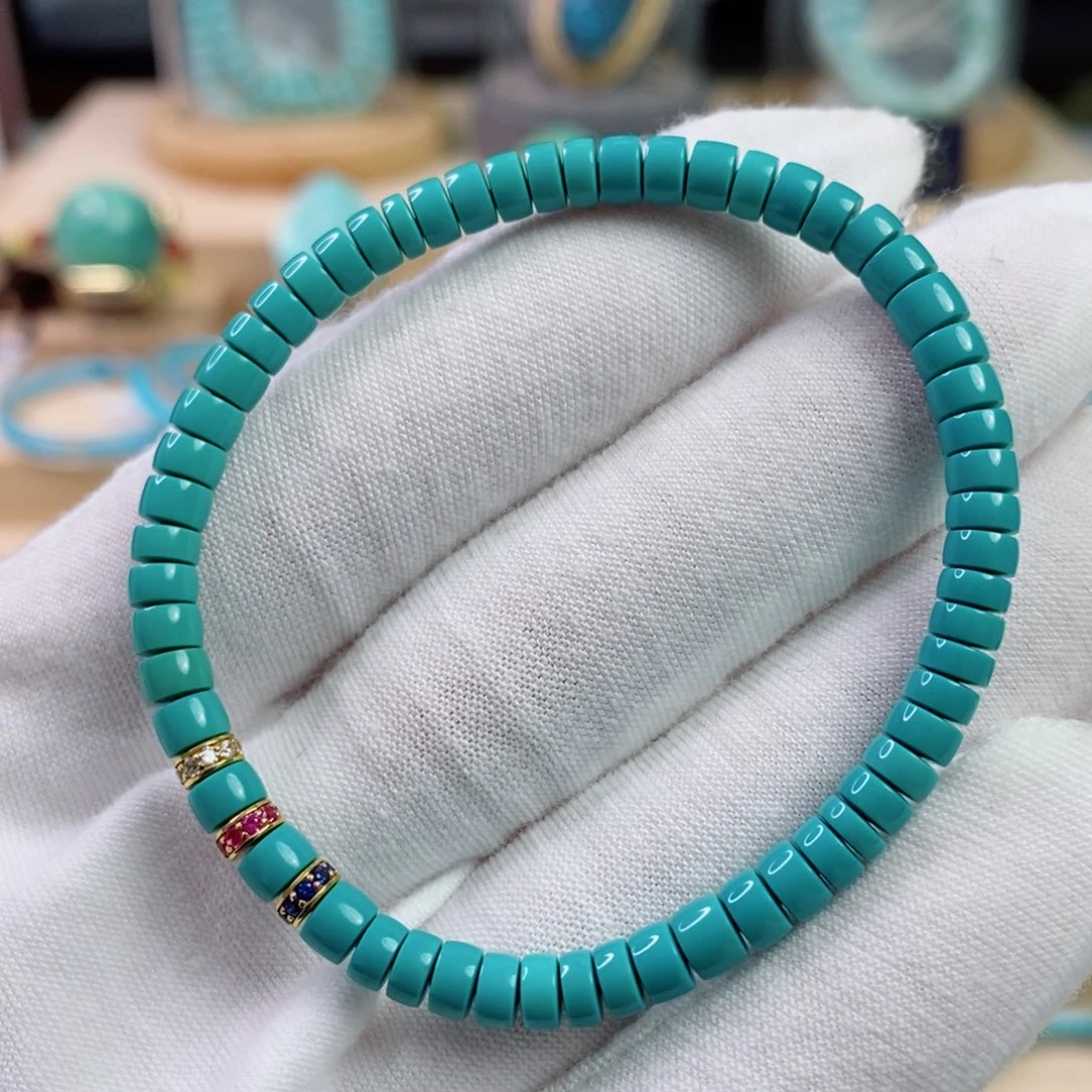 绿松石未镶嵌珠宝奇石