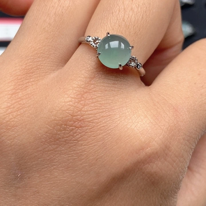 翡翠未镶嵌戒指戒指