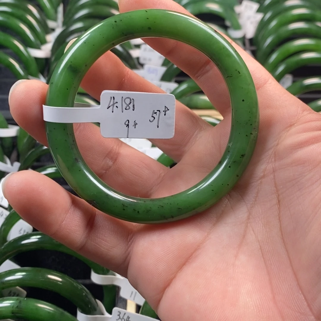 和田玉（碧玉）未镶嵌手镯57