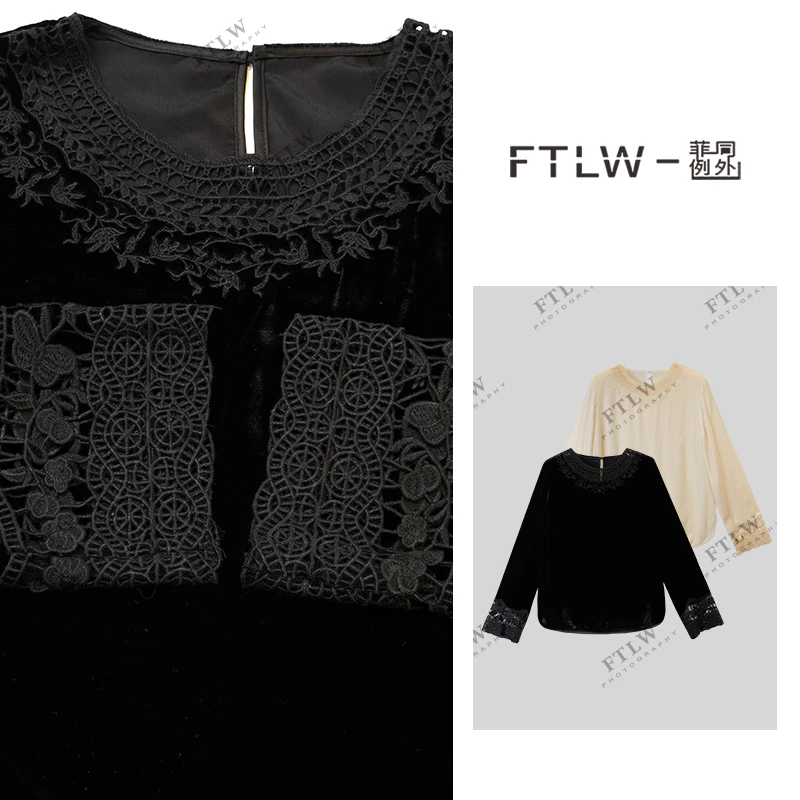 板熙FTLW-【阳春三月】轻奢高级感气质时尚优雅女装上衣-3320