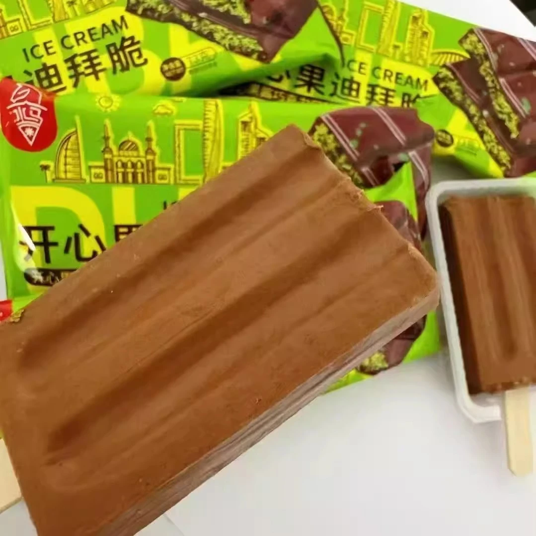 航丰迪拜风味开心果巧克力口味雪糕网红冰淇淋千丝夹心脆果酱黑巧冰糕