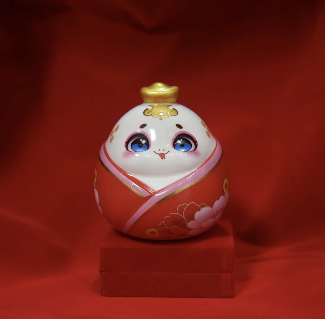 【巳时富贵】蛇年可爱风陶瓷存钱罐 新年女士儿童喜庆礼品