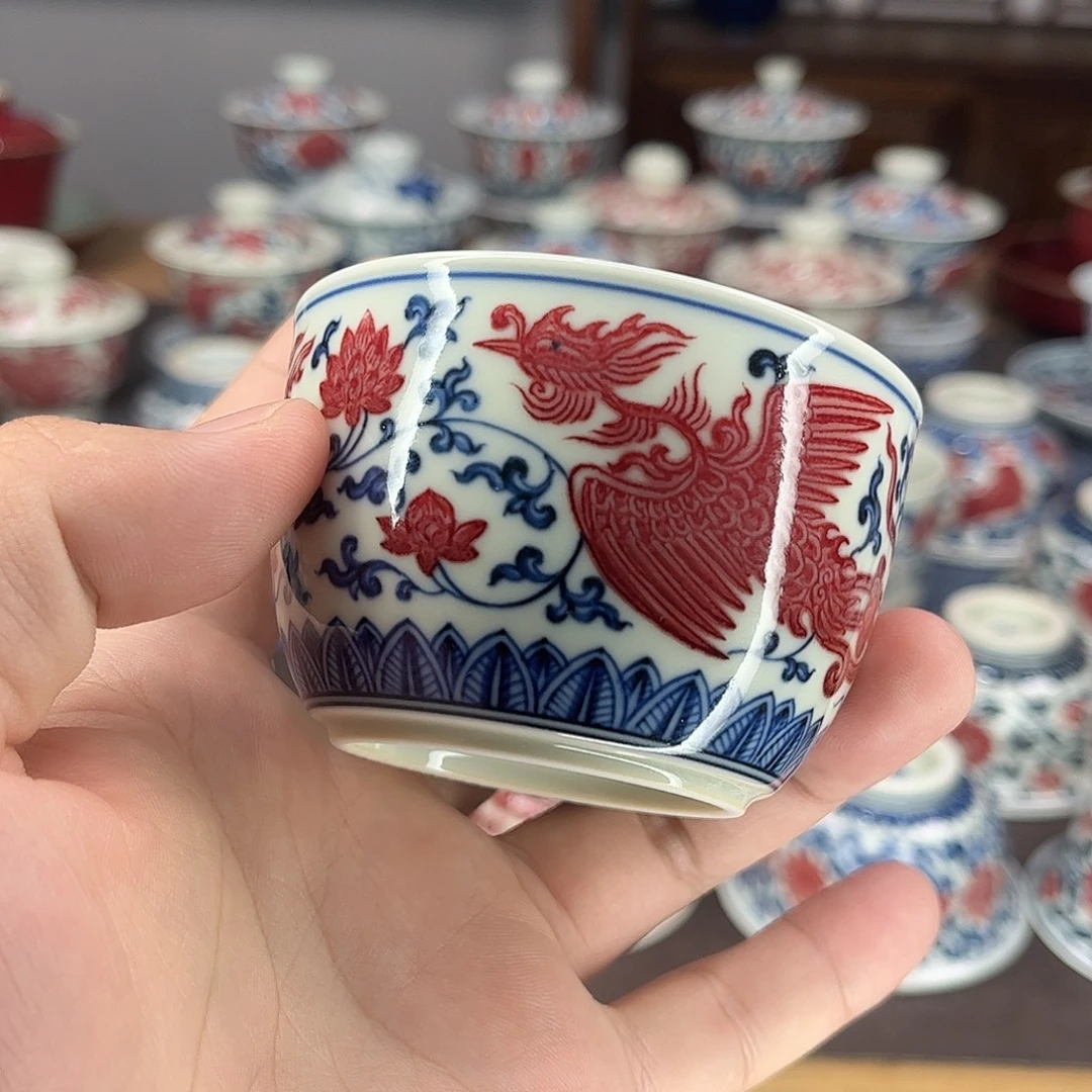 赫***景德镇陶瓷青花釉里红