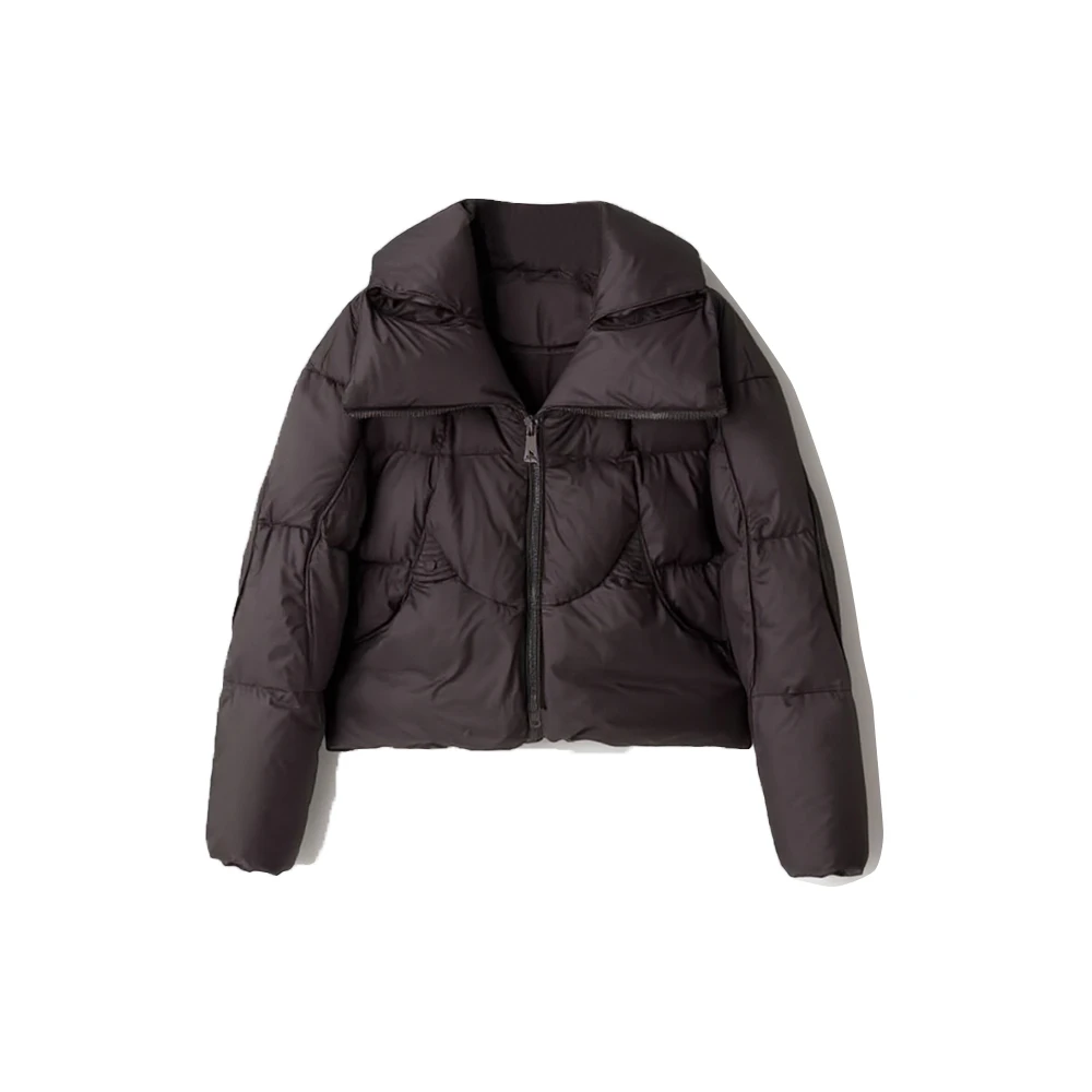 【轻奢极简】90白鸭绒短款街头风女款百搭厚款宽松时尚面包保暖冬季