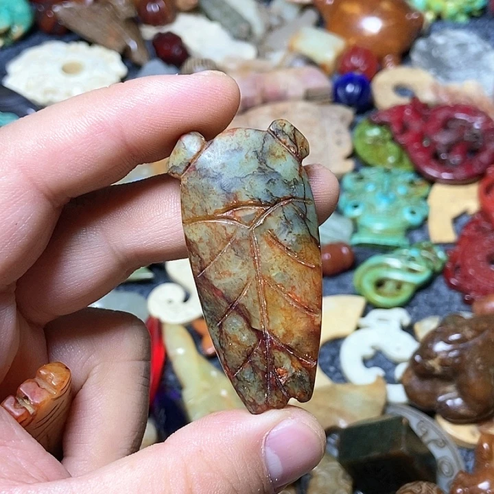 和田玉未镶嵌颈饰163