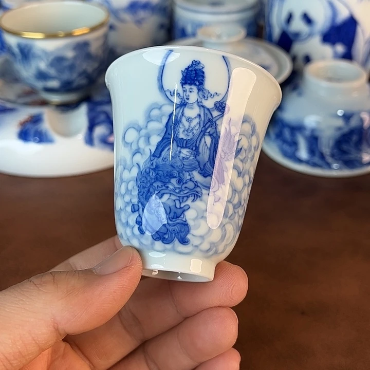 @****瓷片景德镇全手工手绘陶瓷