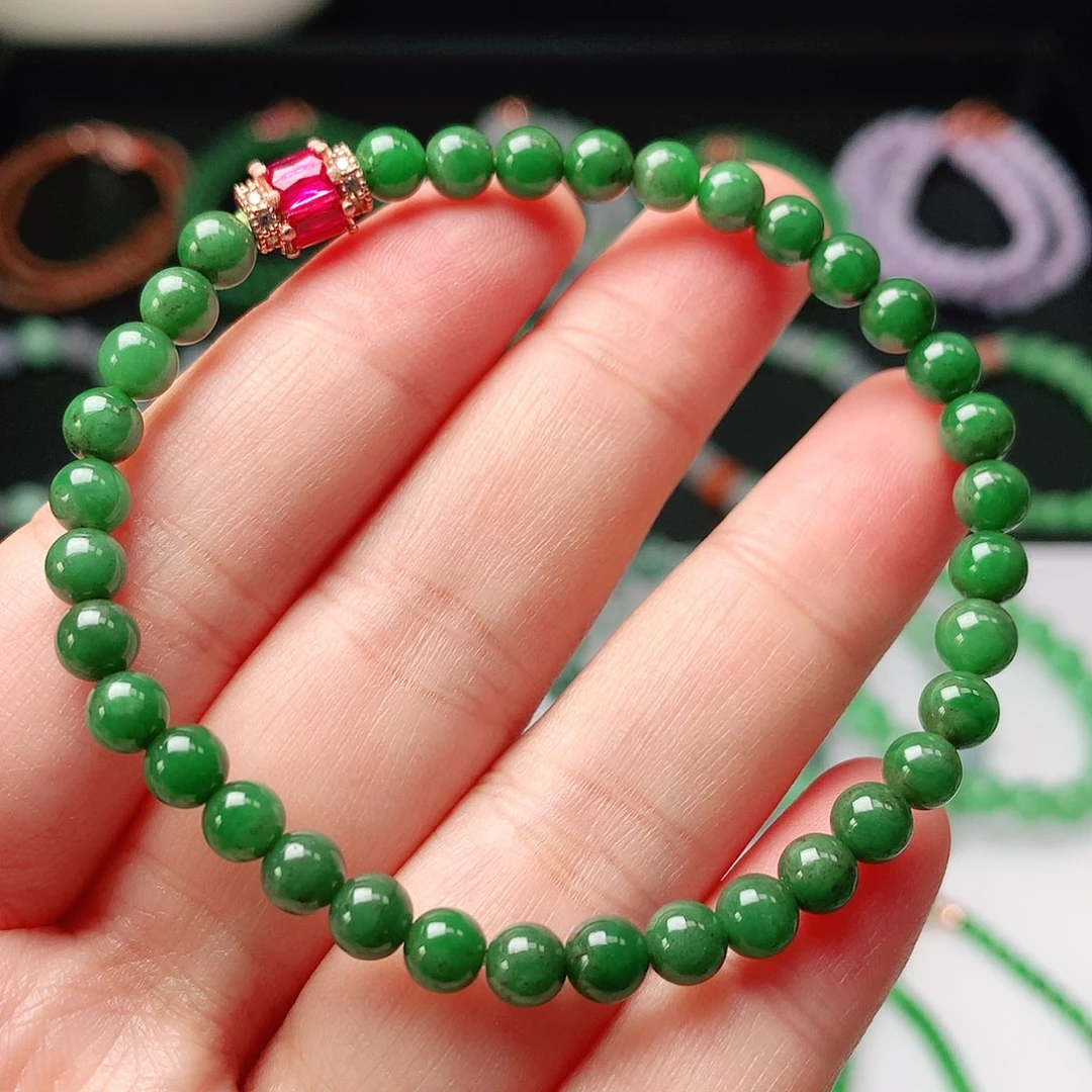 未镶嵌手链翡翠翡翠