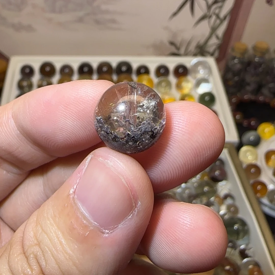 未镶嵌水晶珠宝半成品13.3mm幽灵传发