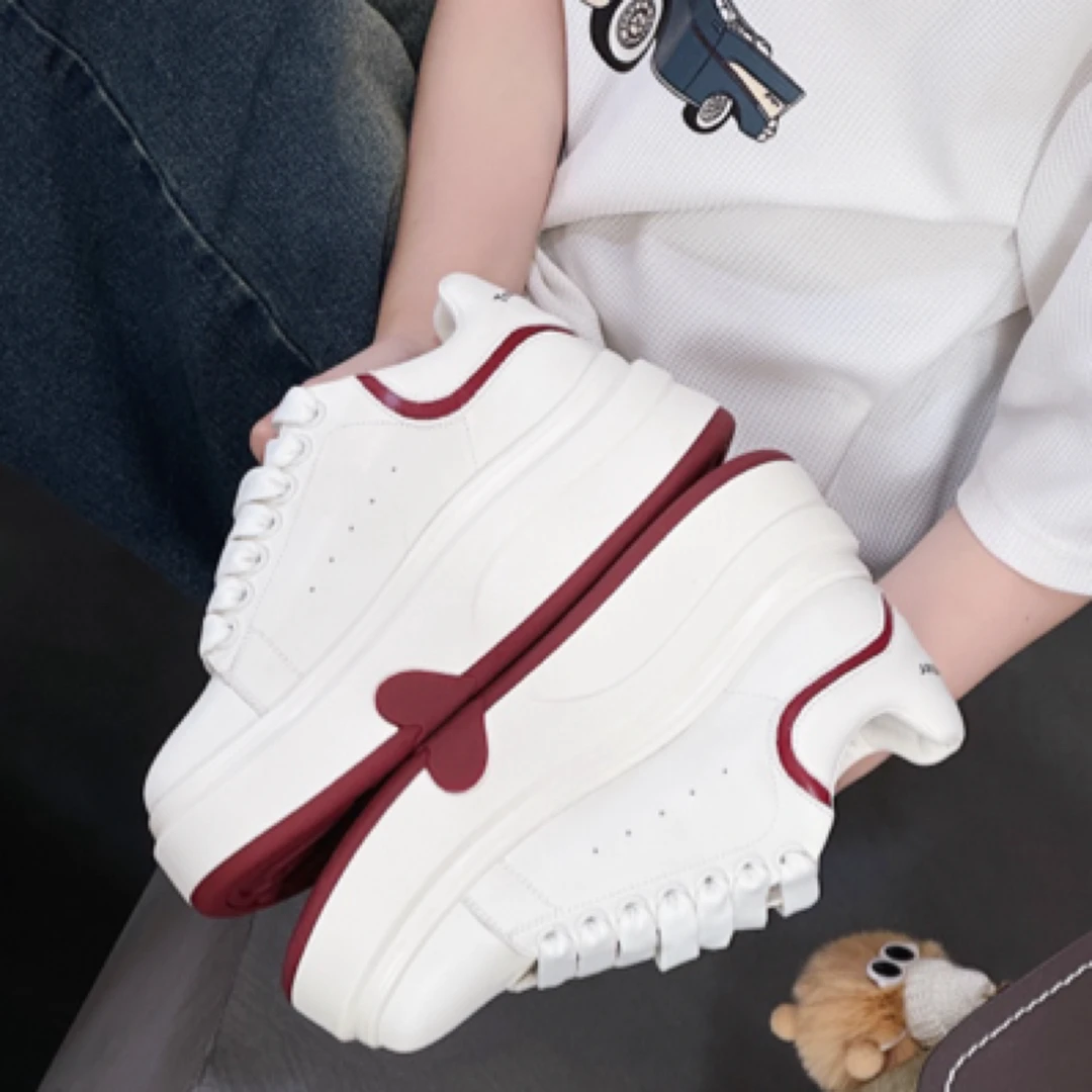 断码浮力春秋小白鞋韩版时尚百搭软底增高休闲松糕鞋/DFD88111