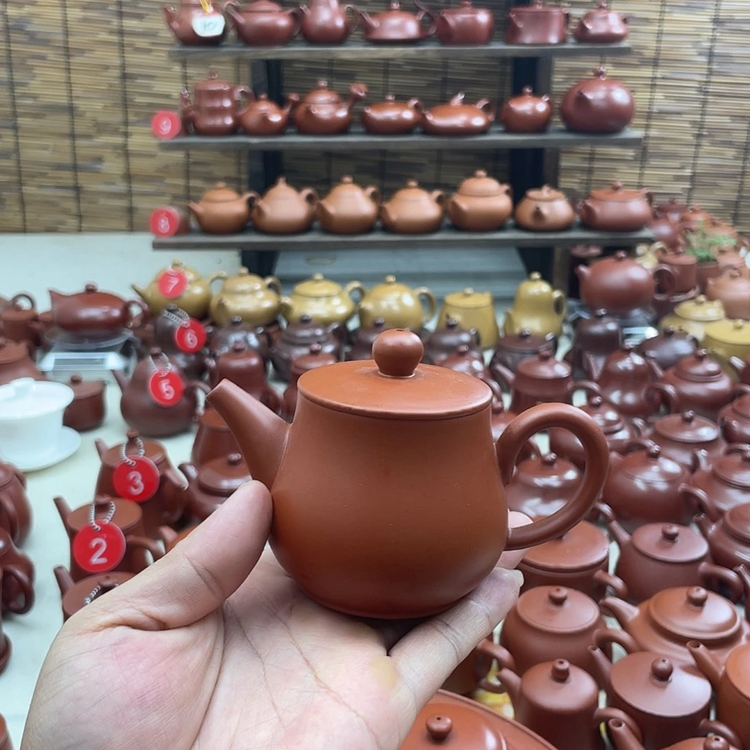 温***荡茶壶朱泥140-15000000