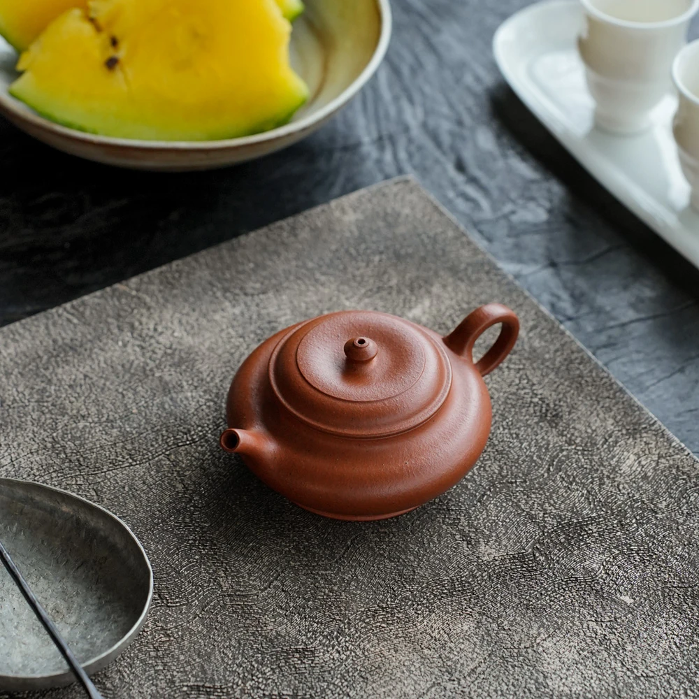 树见造物×尧日辰光丨《虚扁》黄龙山野山红泥  专属款