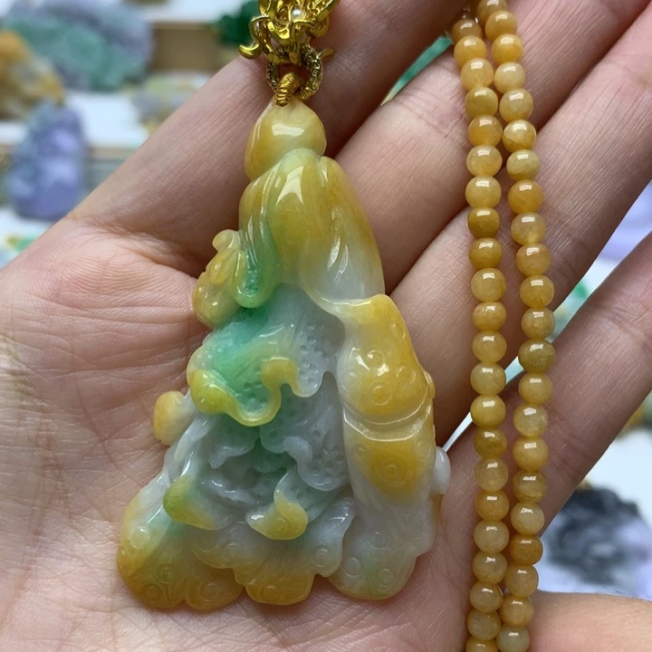 颈饰未镶嵌翡翠翡翠