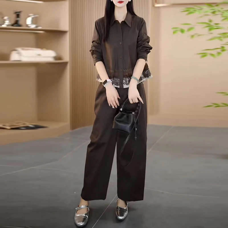 2025年秋季新款时尚气质显瘦修身减龄长袖女装真二件套休闲百搭