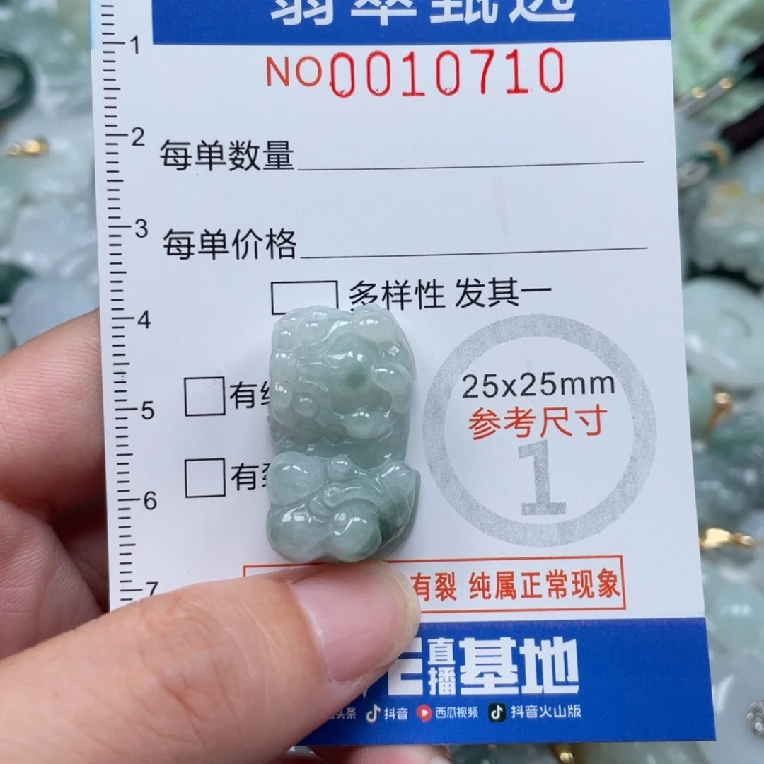 颈饰未镶嵌翡翠10710