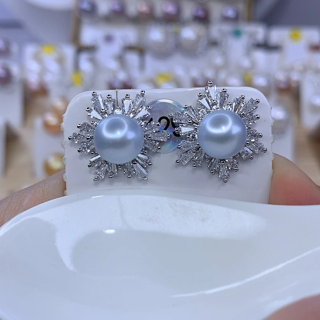 未镶嵌淡水珍珠耳饰