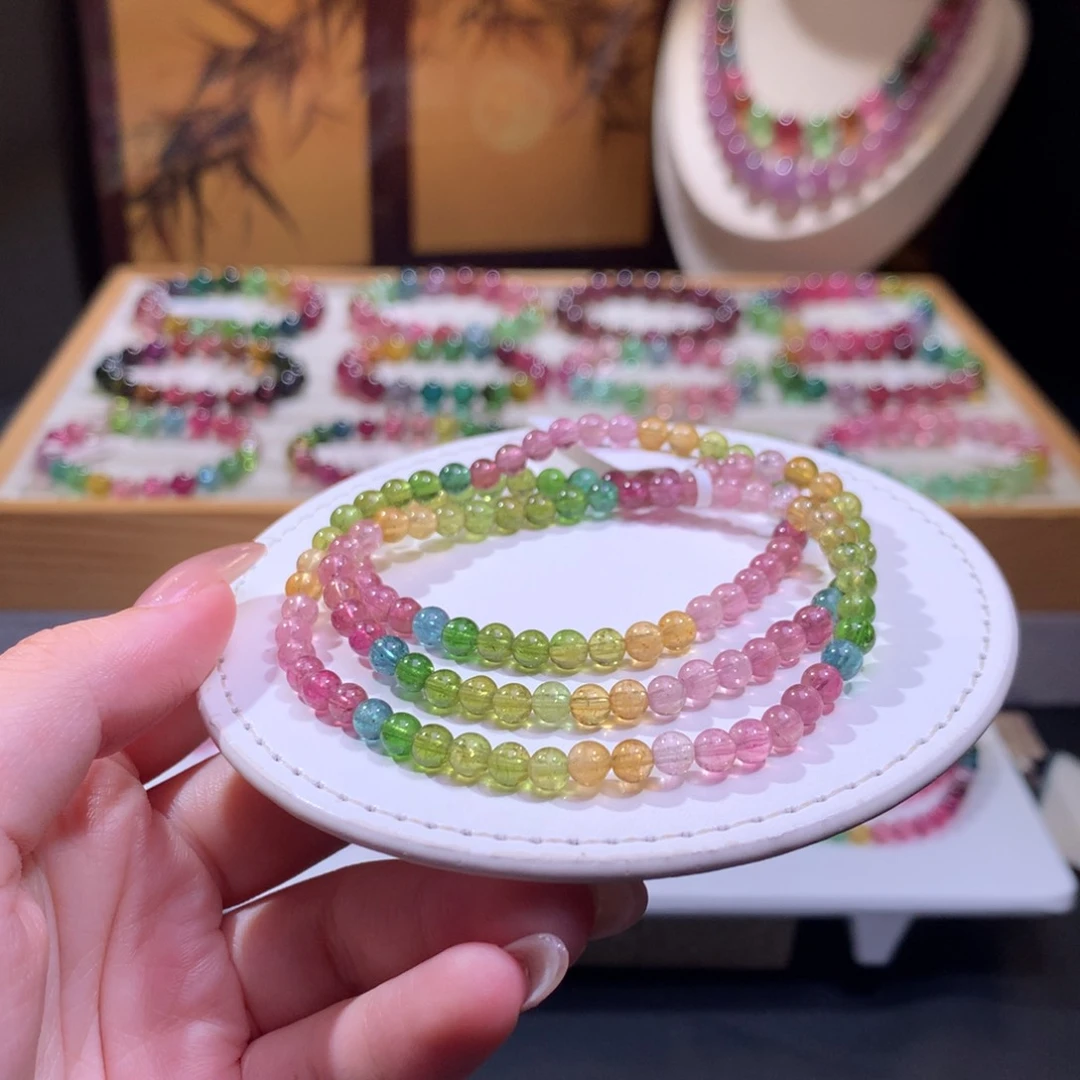 未镶嵌手链碧玺碧玺