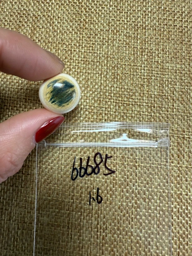 66685亚齐猛犸蓝眼睛单颗配饰