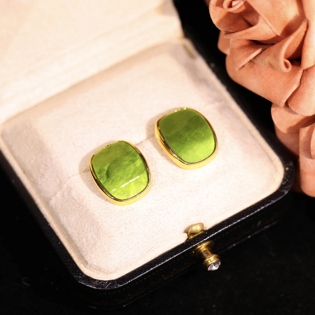 铜合金耳饰 【绿野仙踪】轻奢时尚气质高级小众设计感耳饰RH1094